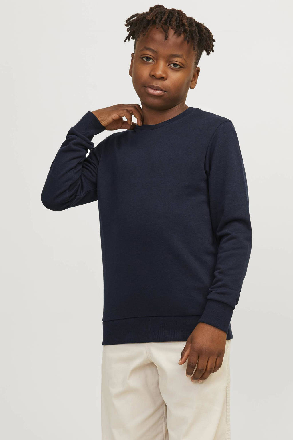 JACK & JONES sweater JJEBRADLEY donkerblauw