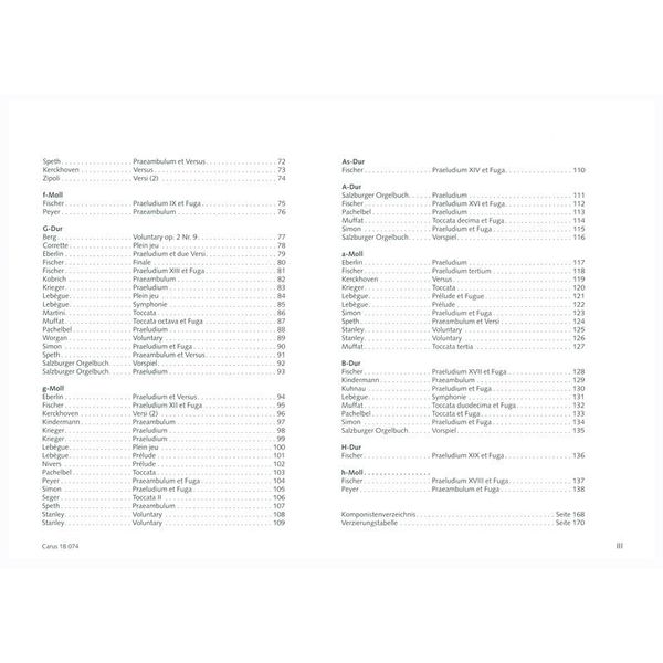 Carus Verlag Organo pleno