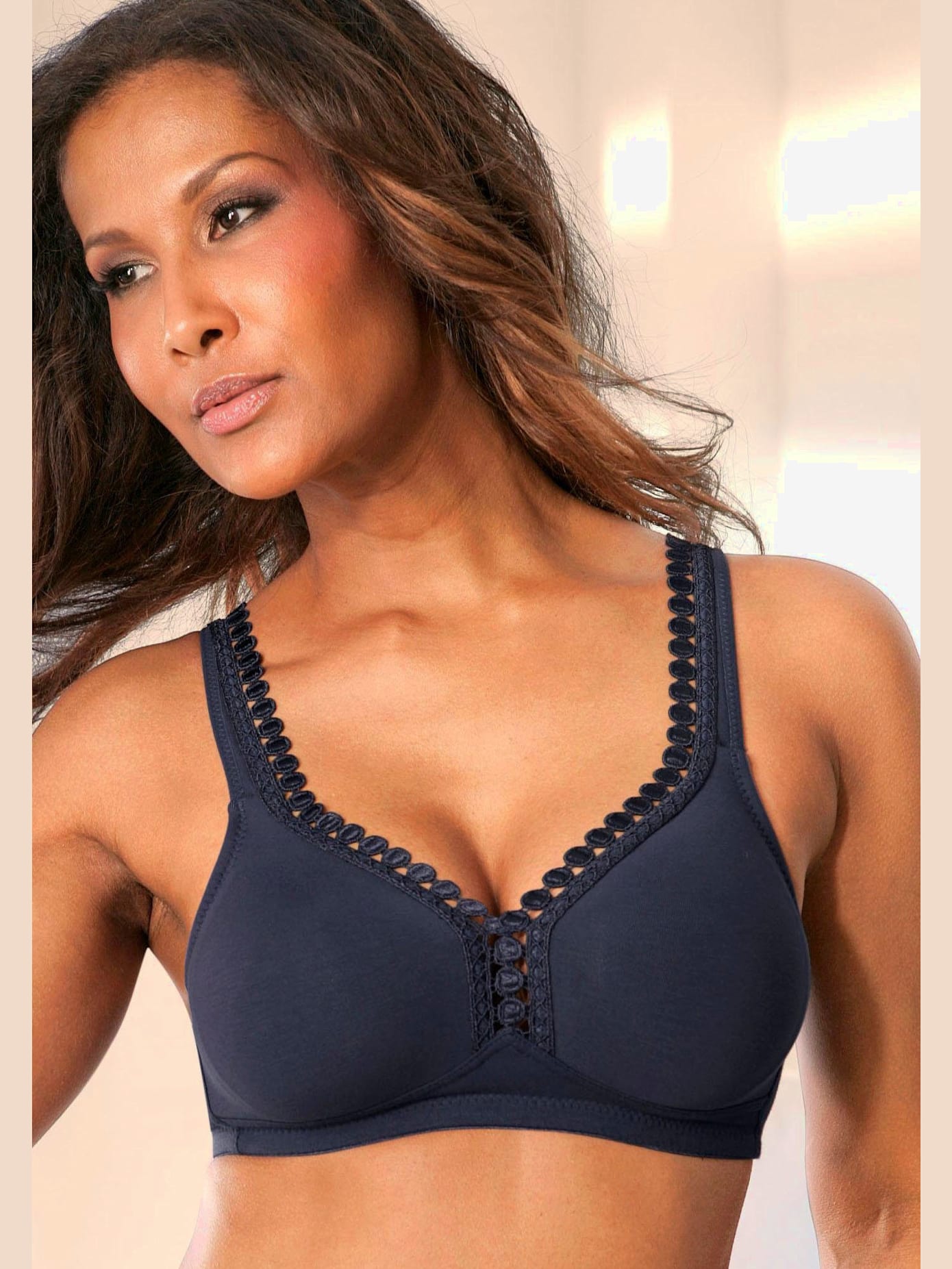 Soutien-gorge sans armatures en coton doux
