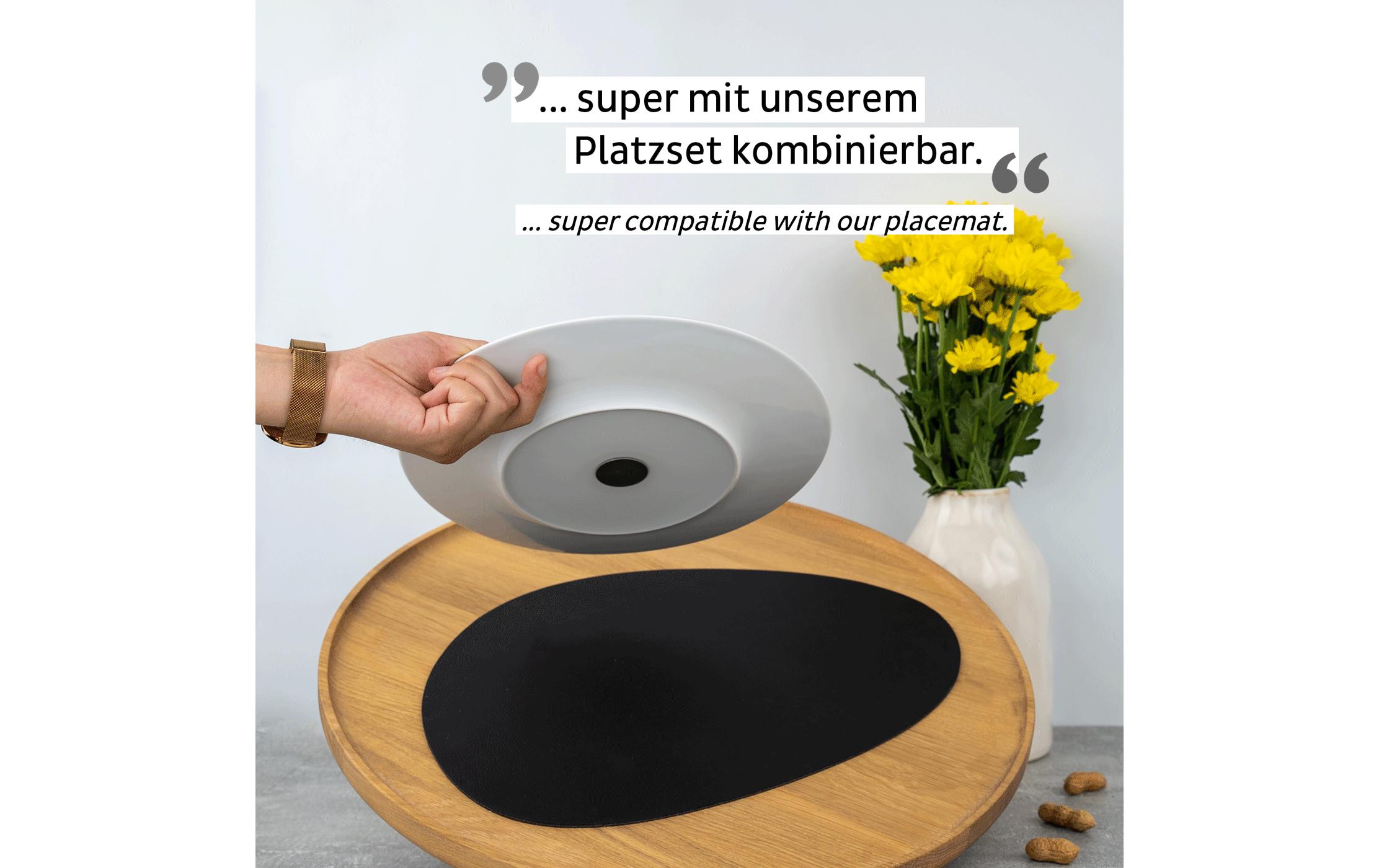 Magnet-Speiseteller HellbraunOutdoor Porzellanteller