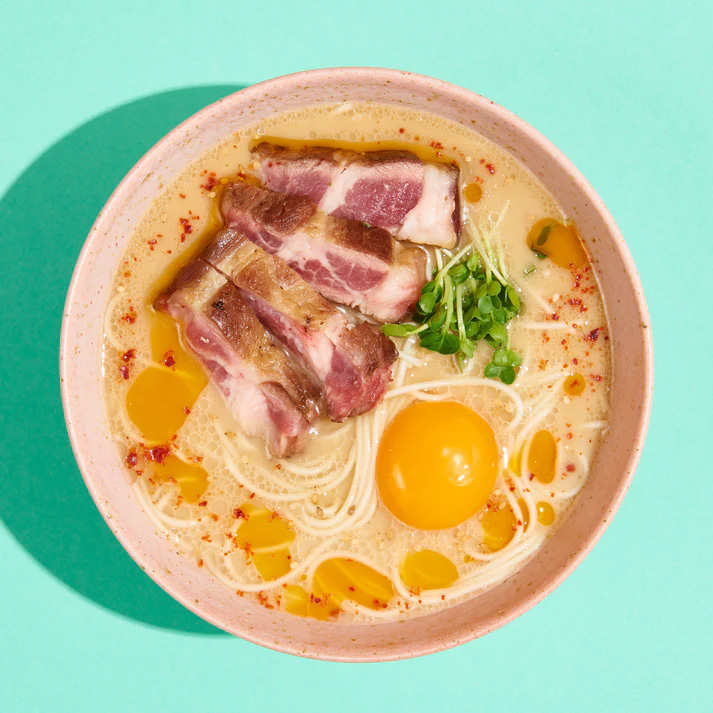 Bouillon de porc bio - Base Tonkotsu pour Ramen