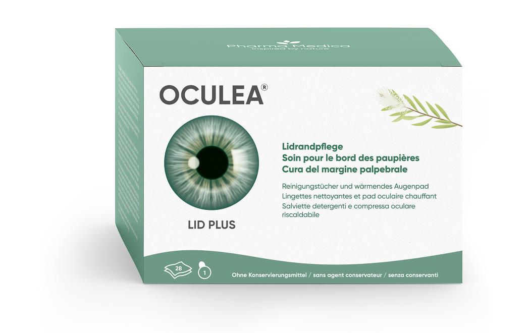 Oculea Lid Plus Lidrandpflege 28 Tücher & 1 PadLidreinigungstücher und wärmendes Augenpad