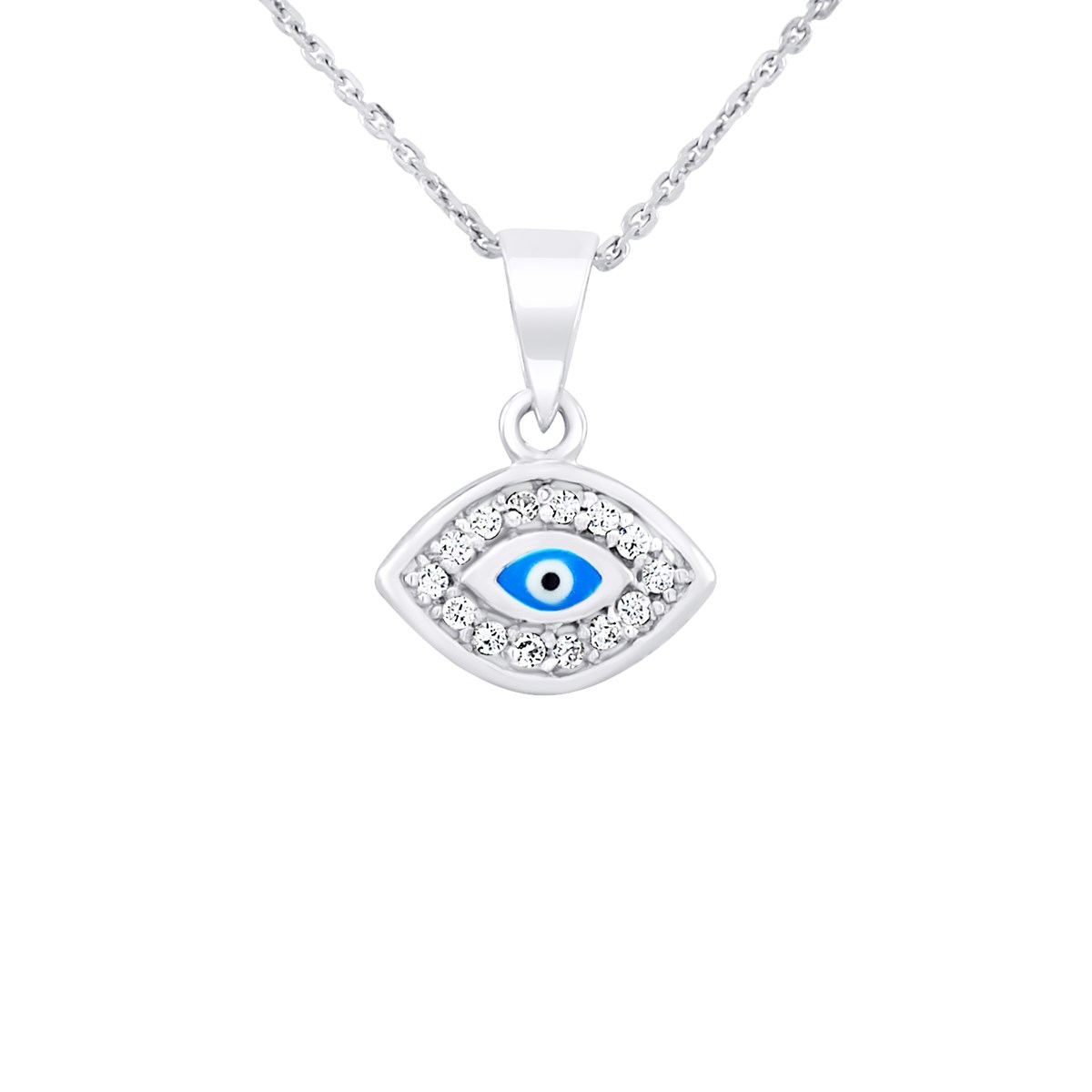 Pendentif OEIL BLEU - Argent 925