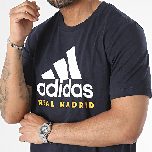 Tee Shirt DNA HY0613 Real Madrid Bleu Marine