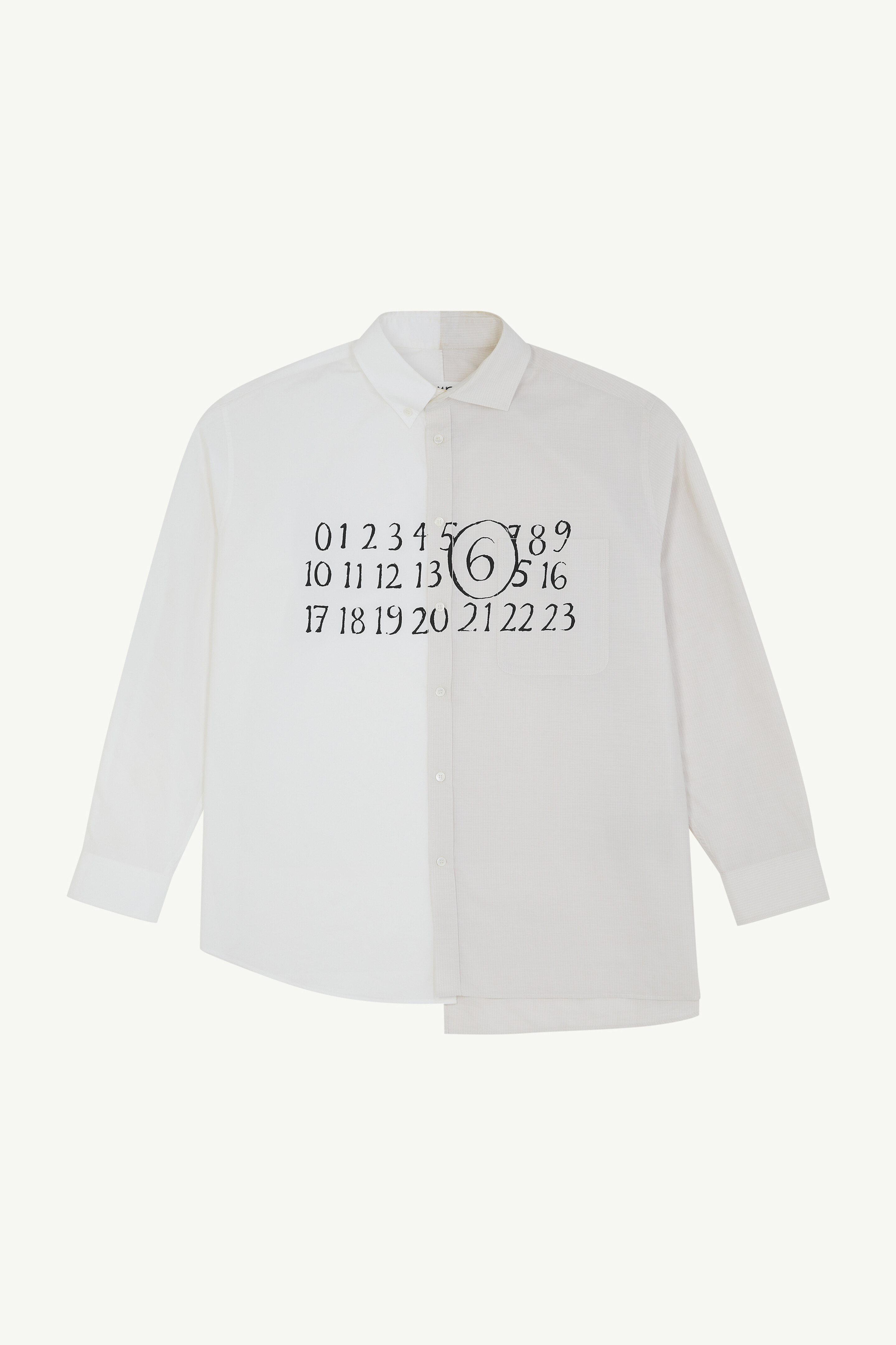 Chemise asymétrique Numeric