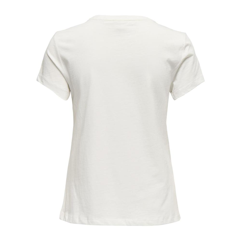 T-shirt Écru Femme Only Pay Life
