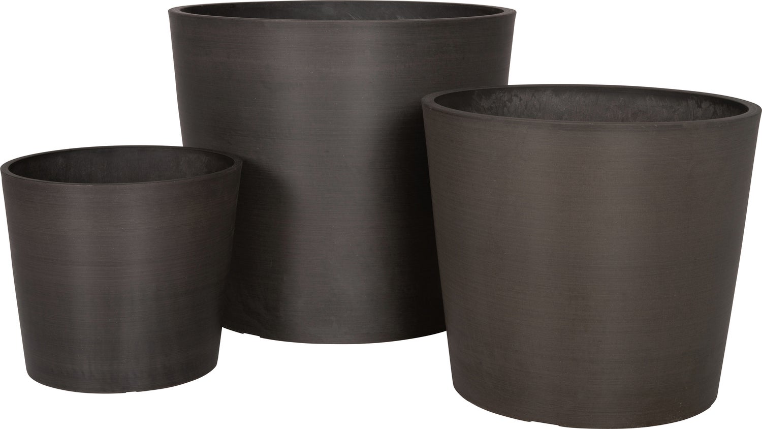 Intratuin bloempot Boaz grijs D 40 H 35,5 cm