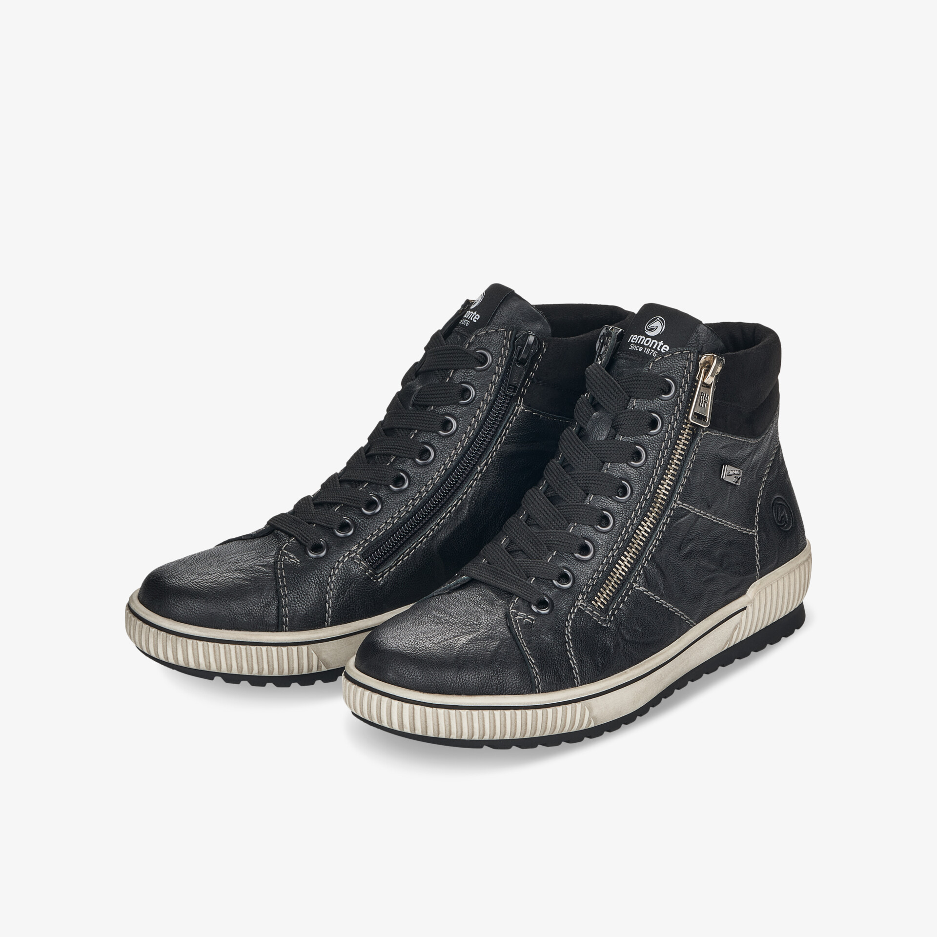 remonte Unisex Halbschuhe schwarz