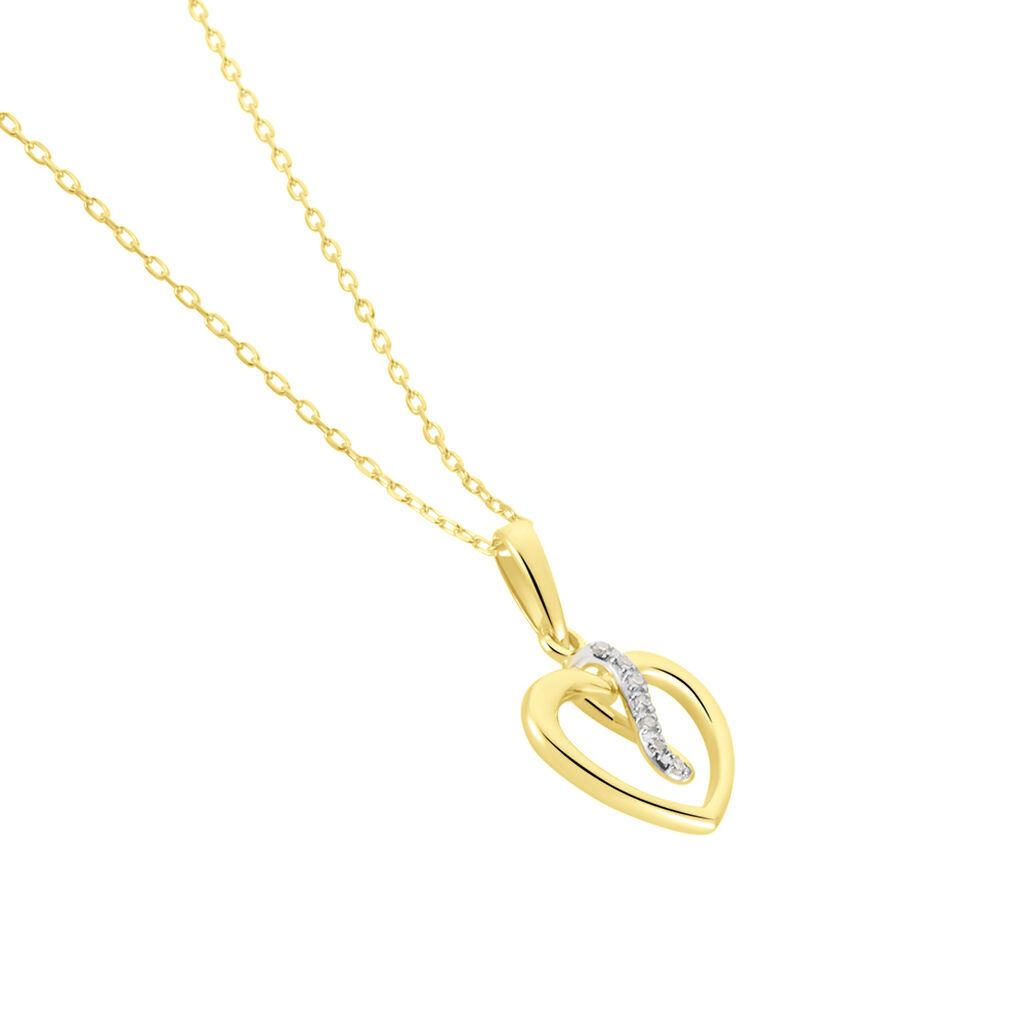 Collier Irmina Or Jaune Diamant