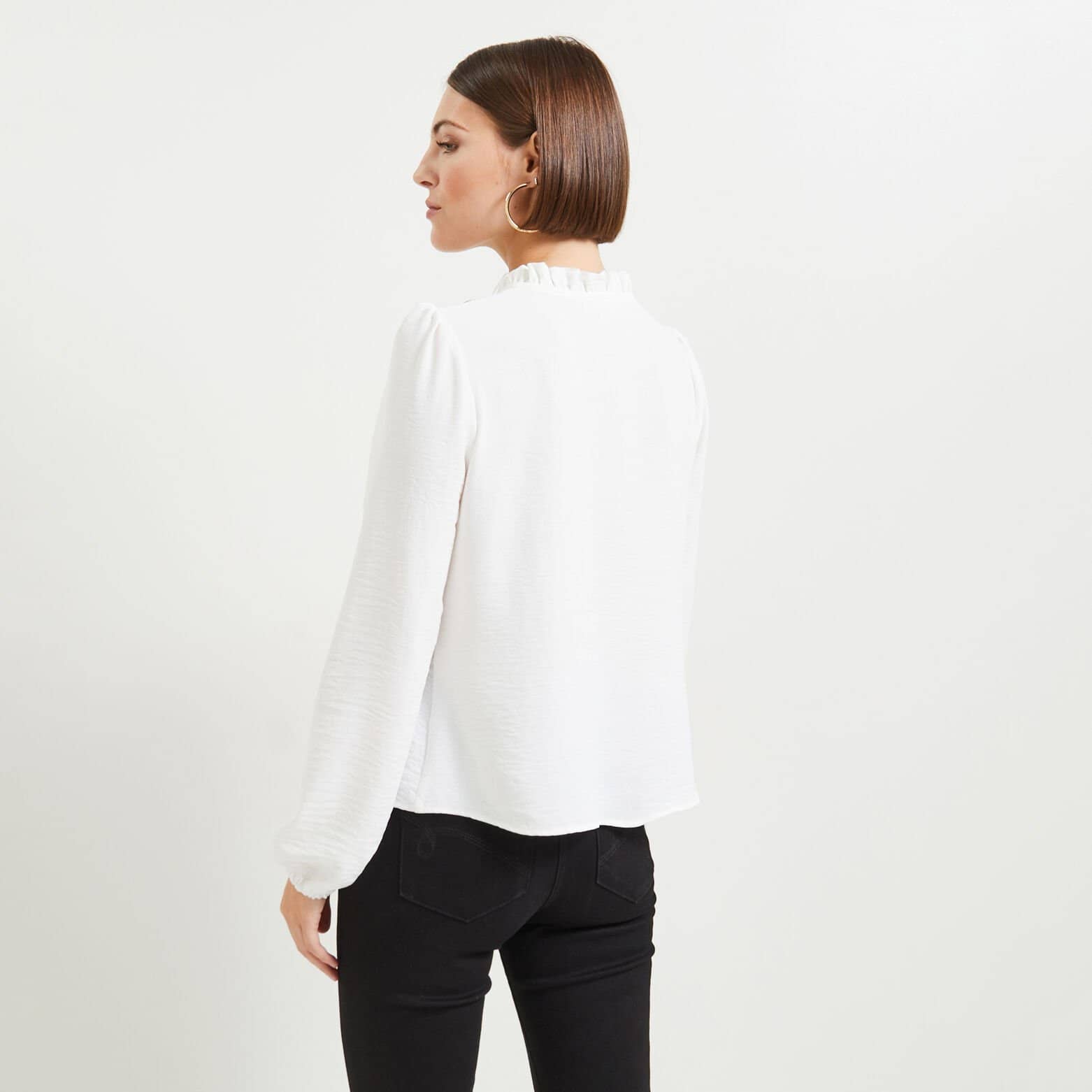 Blouse manches longues femme