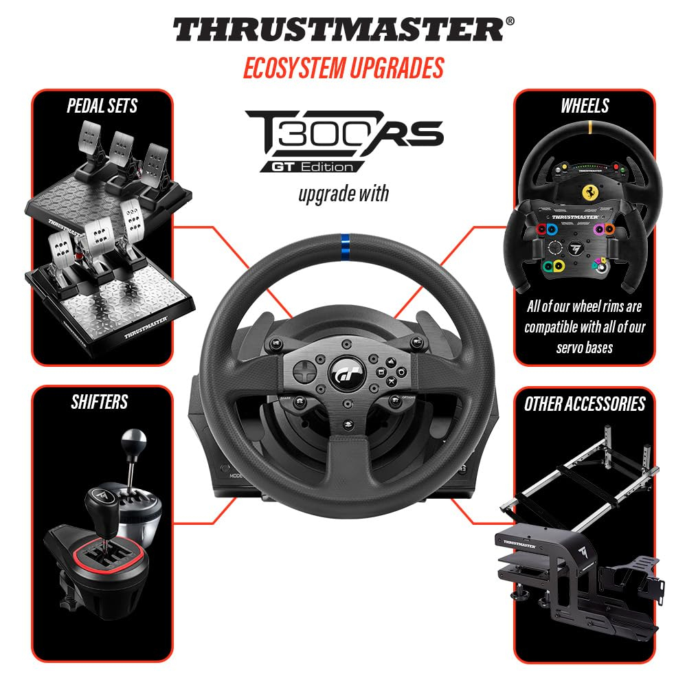 T300RS GT Pro Edition Racing Wheel Lenkrad inkl. Pedalenset (4160681) - Schwarz