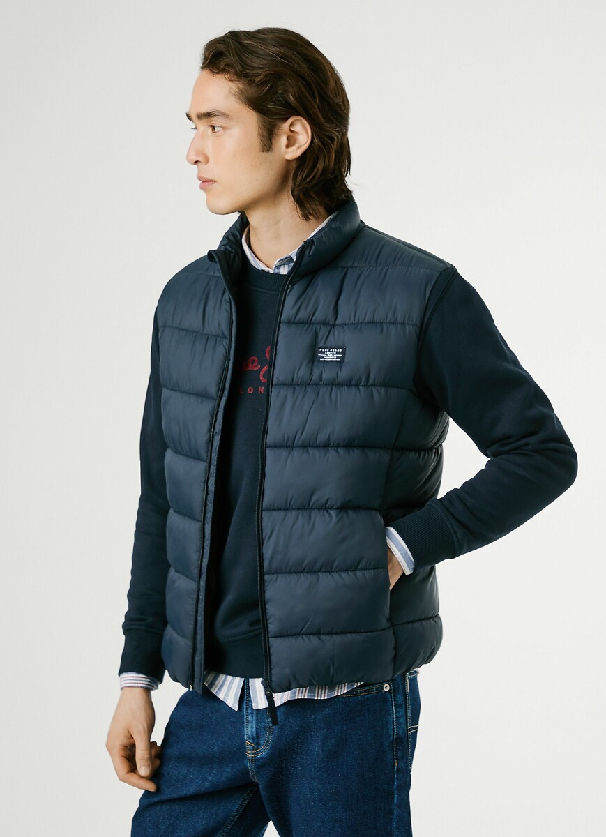 PEPE JEANS<br>Colete com zíper