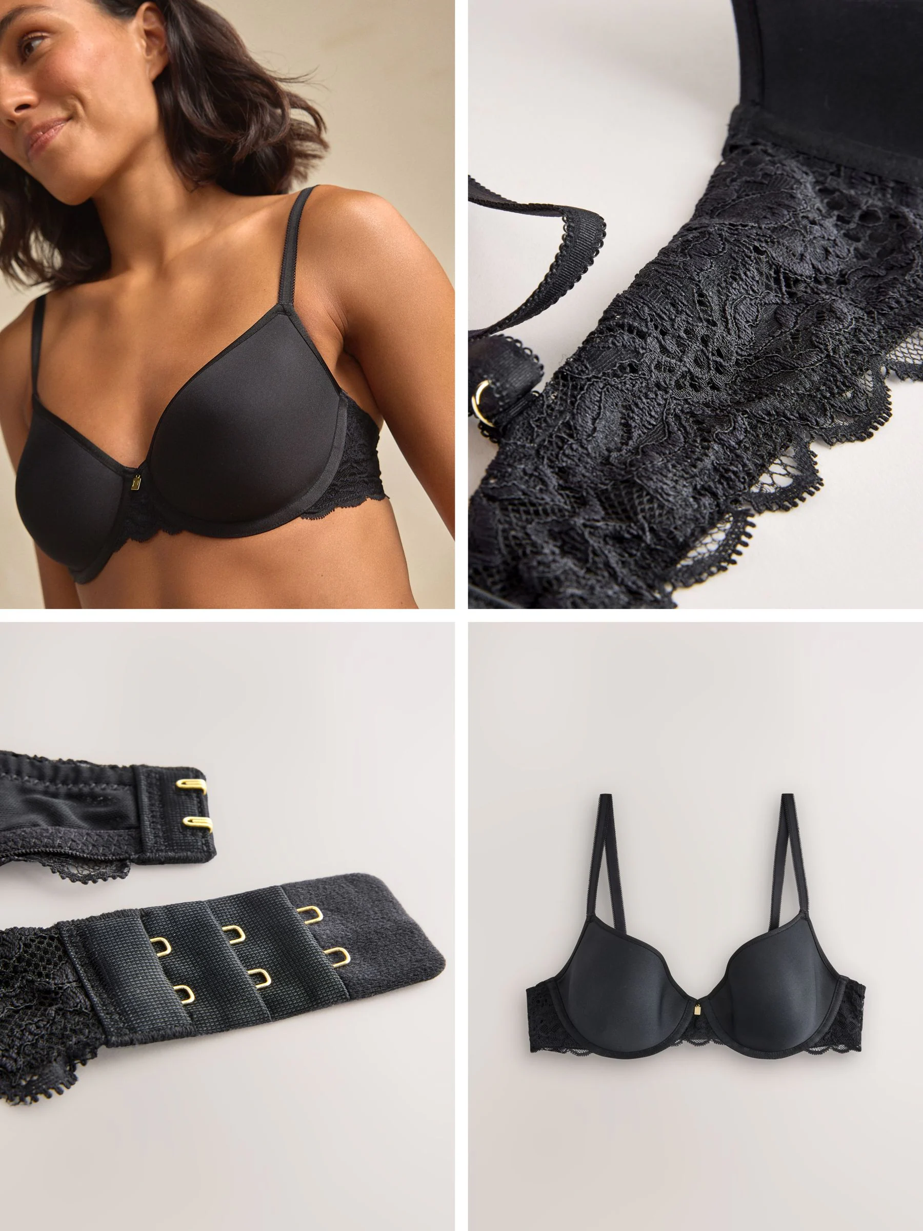 Zwart - Premium Ultimate Comfort Lightweight Breathable T-Shirt Bra