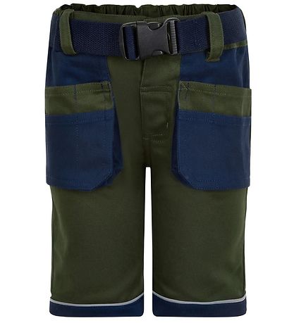 Minymo Arbeitsshorts - Grün/Navy
