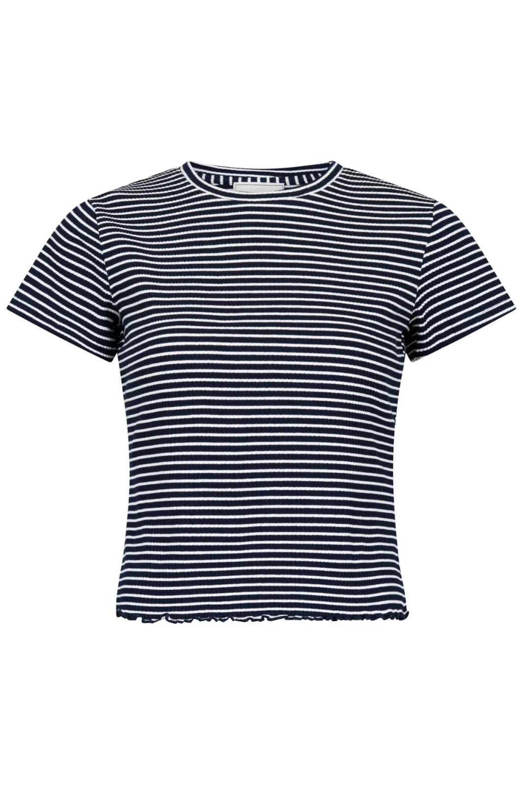 Neo Noir Lonnie Stripe Tee dark navy