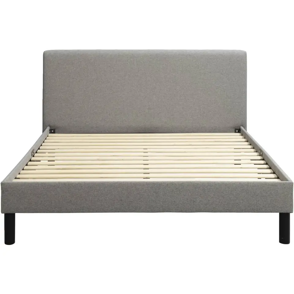 Bed Stijn - grijs - 140x200 cm