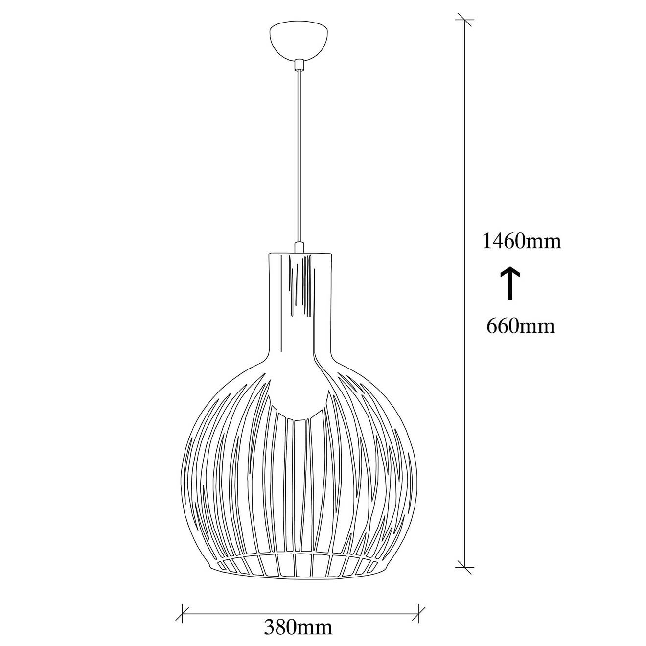 Sheen Suspension Fellini noire - 38x146 cm