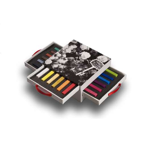 Conté à Paris™ Carré Fächerbox Pastellkreiden Set