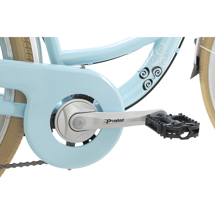 KS Cycling Damenfahrrad Casino 28 Zoll mit Korb Blau