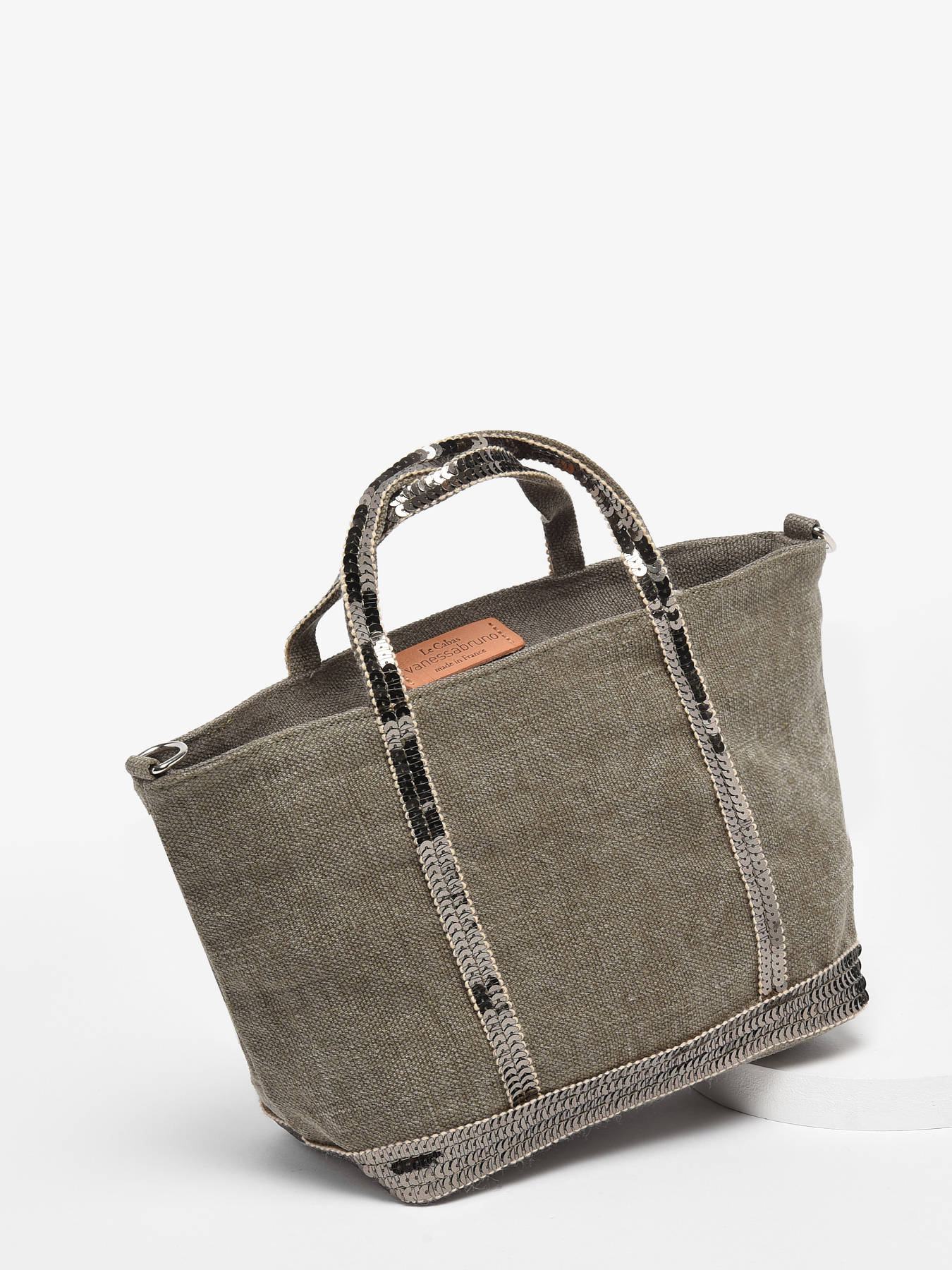 Sac bandoulire Baby Cabas lin paillettes VANESSA BRUNO