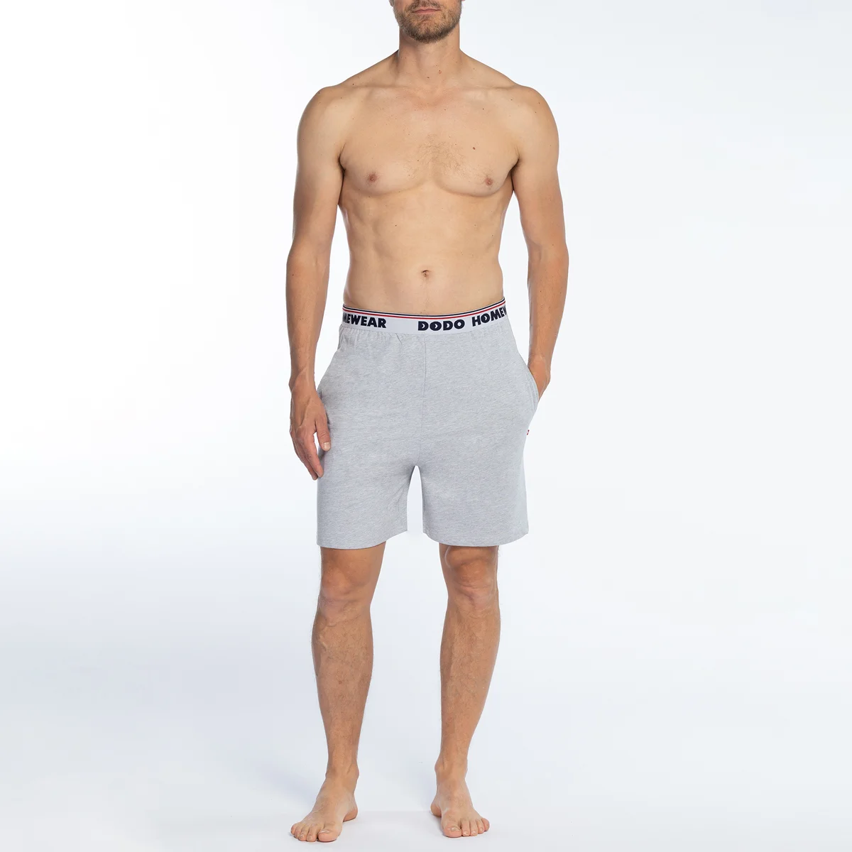 Short homme PURE gris chiné