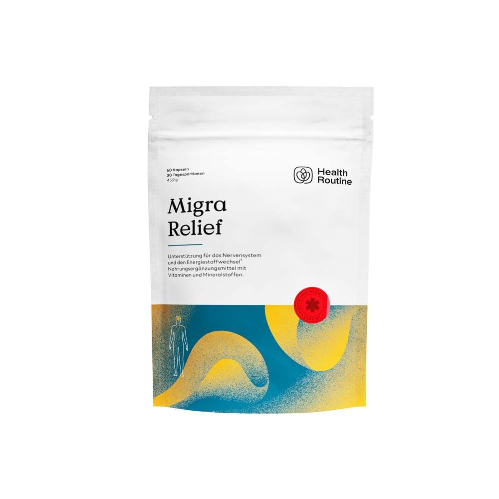 Health Routine Migra Relief / Ernährungsbegleitend bei Migräne