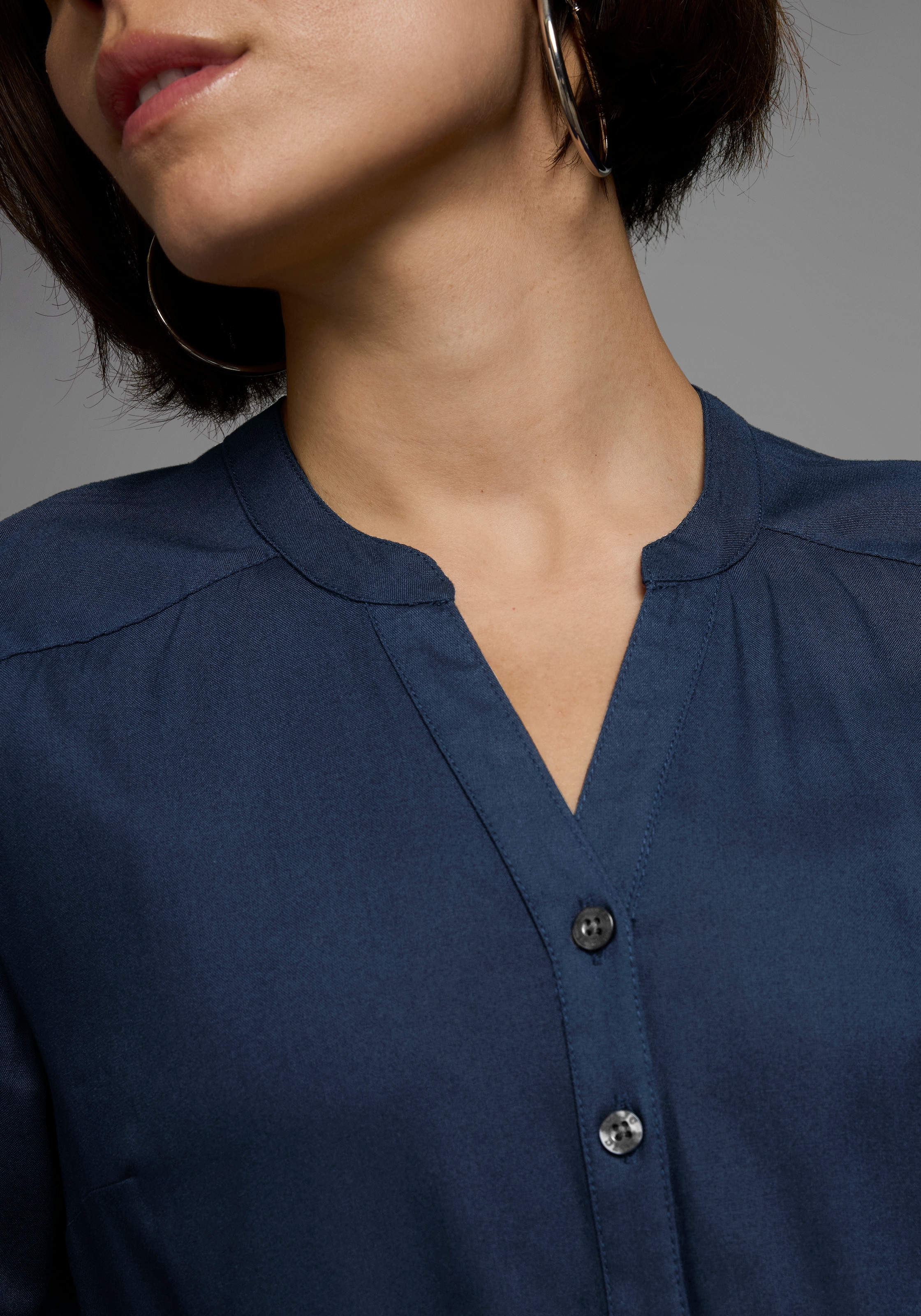 AJC Hemdbluse , aus weich fliessender Viskose
