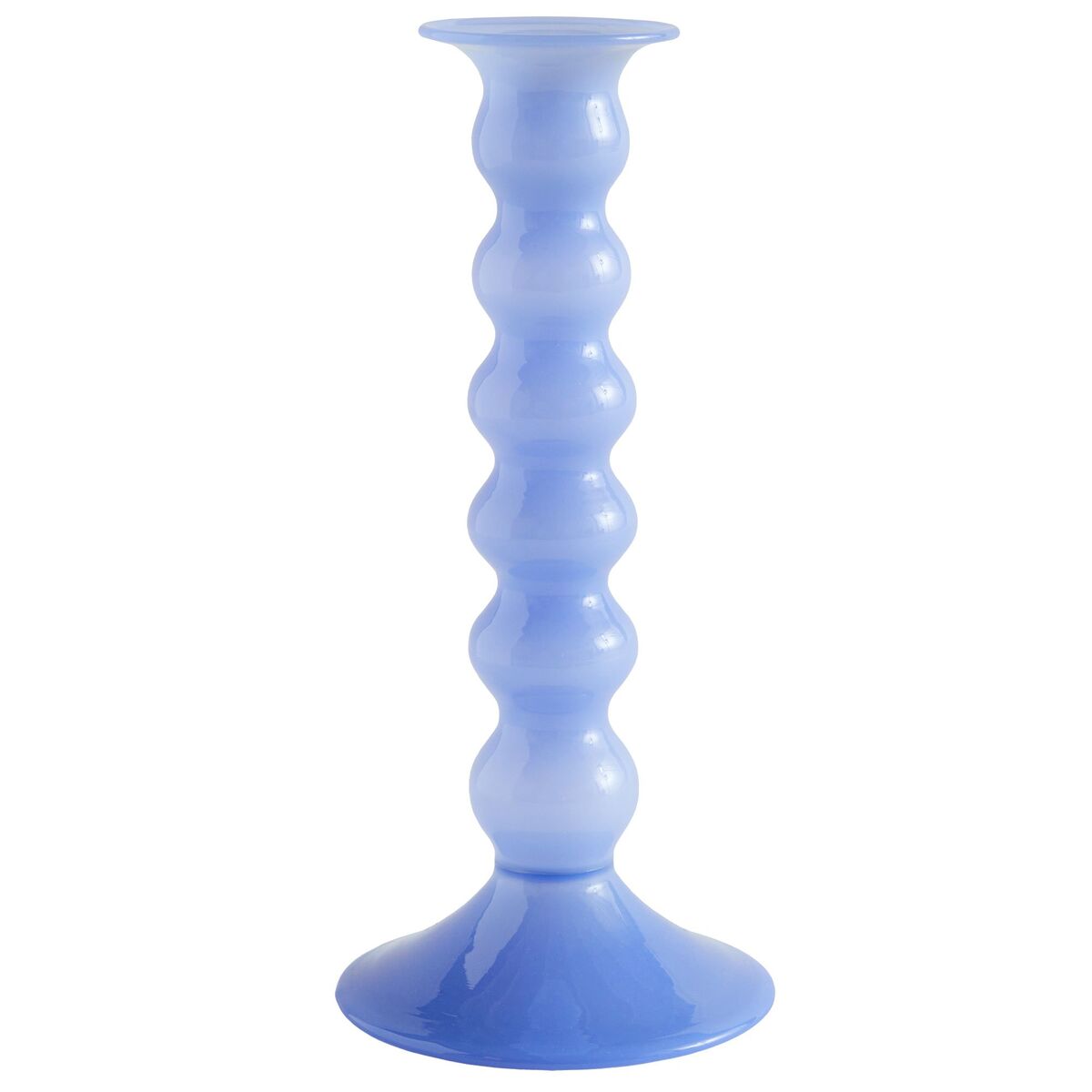 Wavy lysestake large, jade light blue