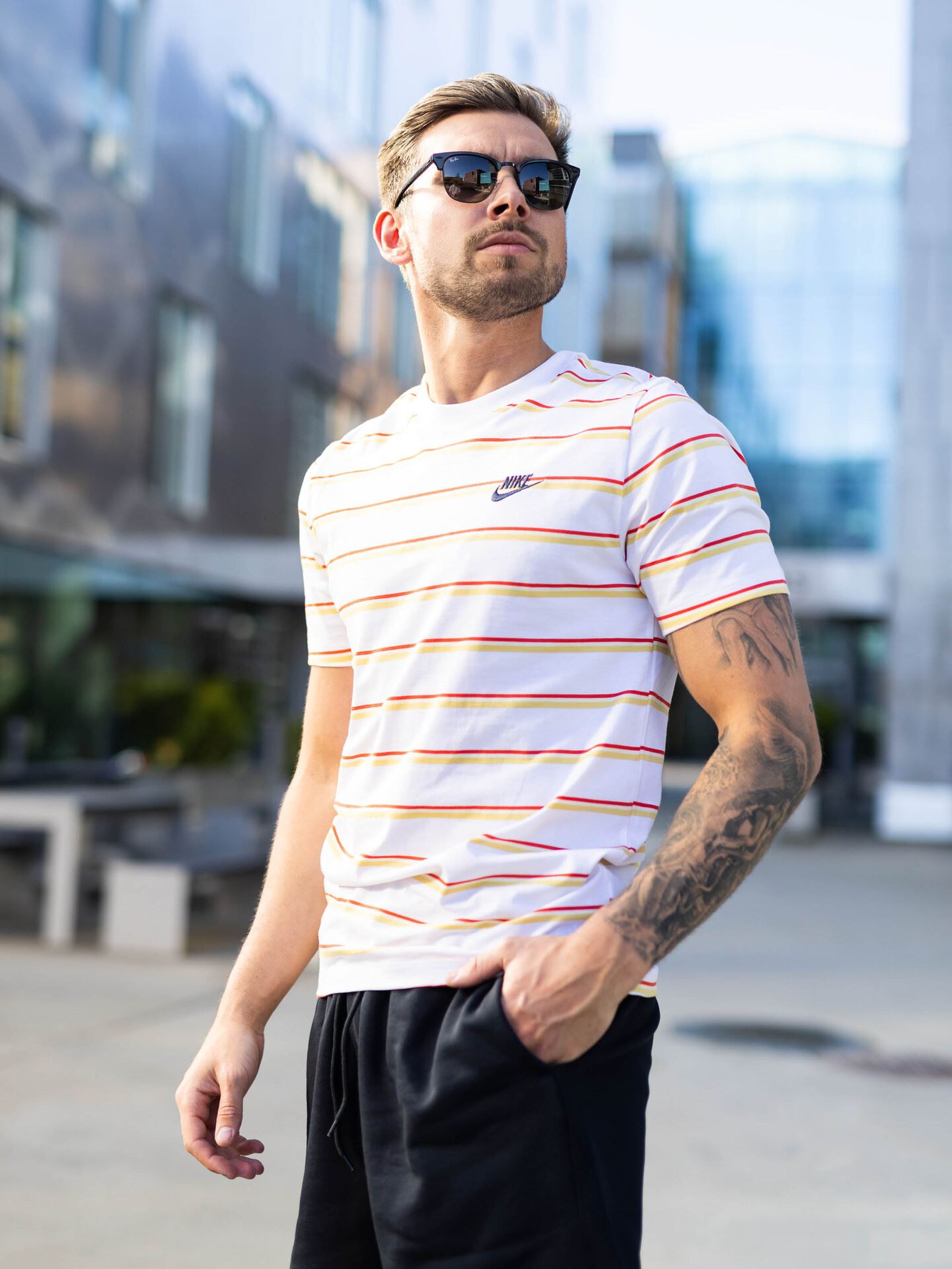 Sportswear Club Stripe Tee