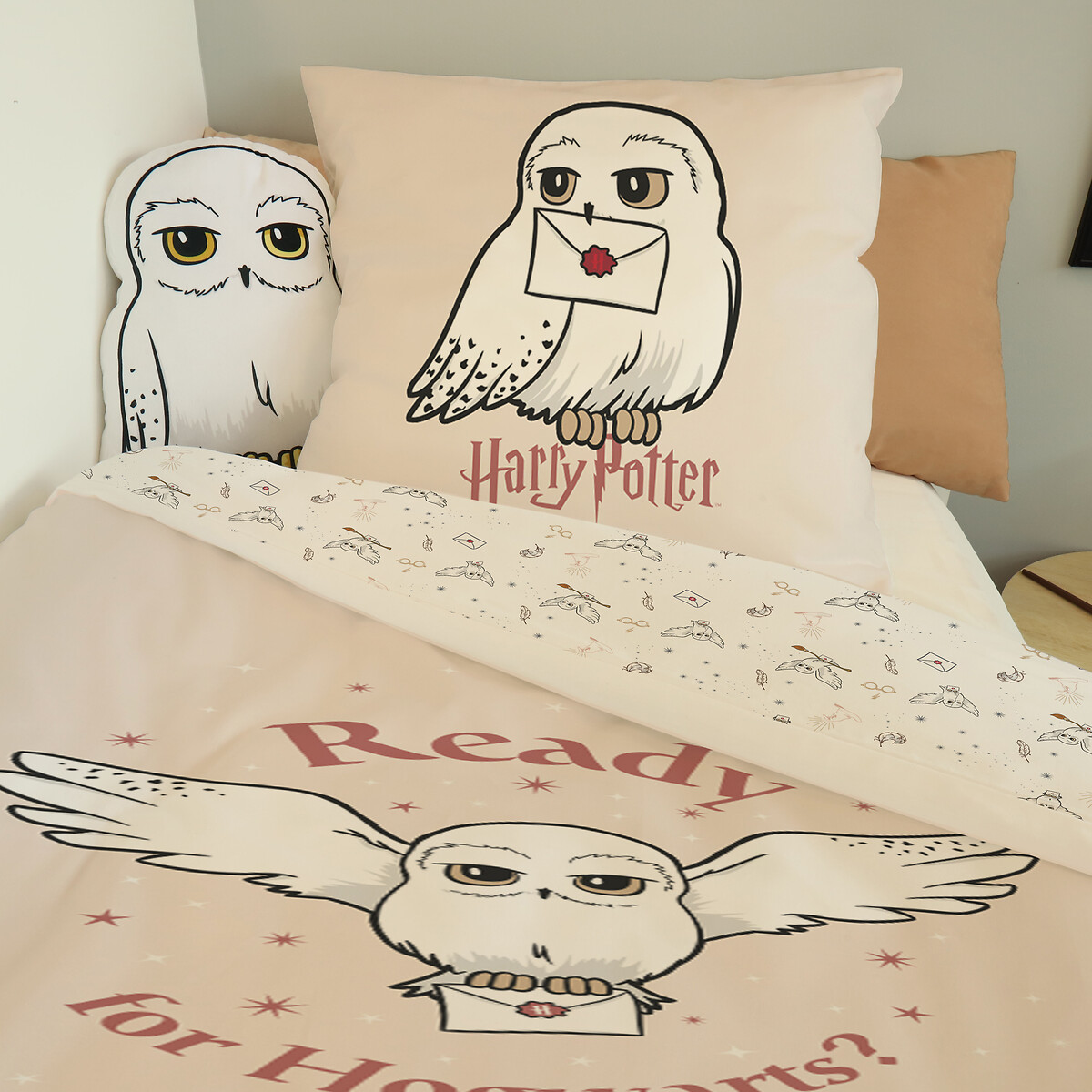 HARRY POTTER<br>Conjunto de cama de algodão, Edwiges