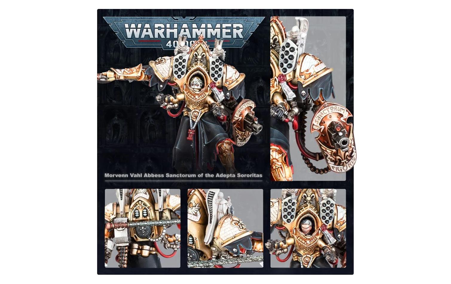 Figur Warhammer 40.000 Morvenn VahlWarhammer 40K Morvenn Vahl, Äbtissin Sanctorum des Adepta Sororitas Figur