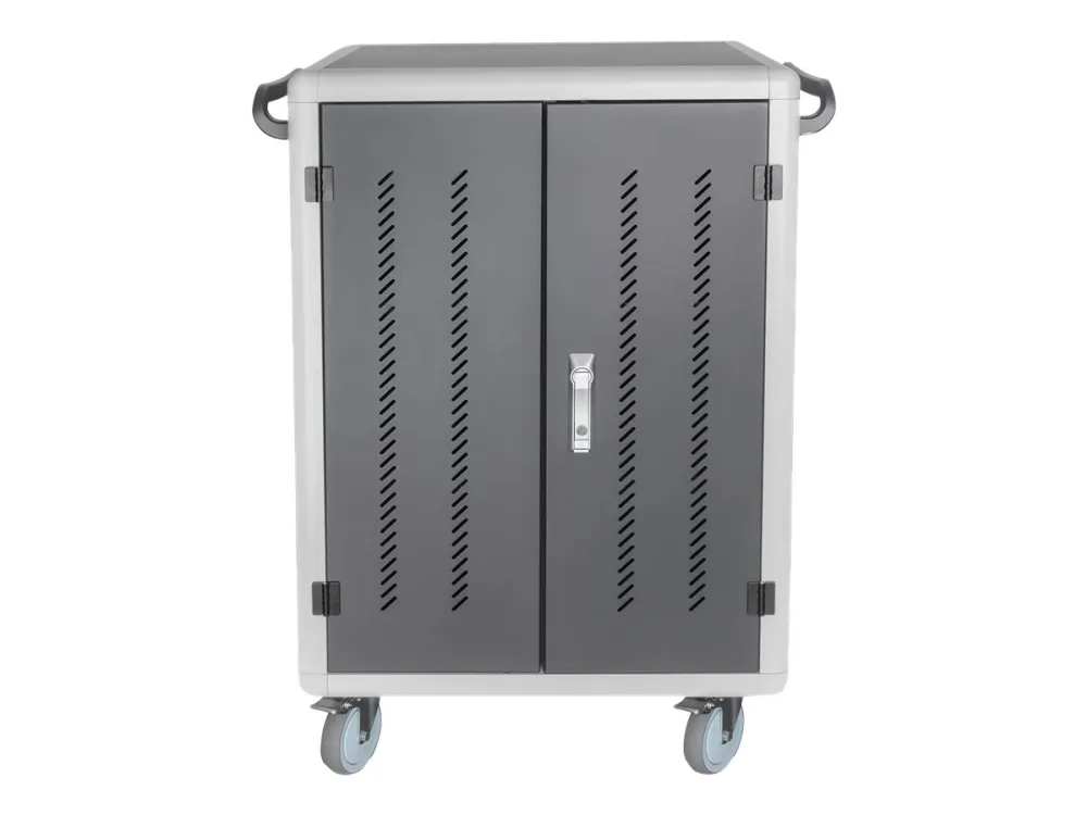 DIGITUS DN-45002 - Vogn med hjul (kun opladning) - for 30 tablets / notebooks - låsbar - stål - sort, RAL 9005 - skærmstørrelse: op til 15,6