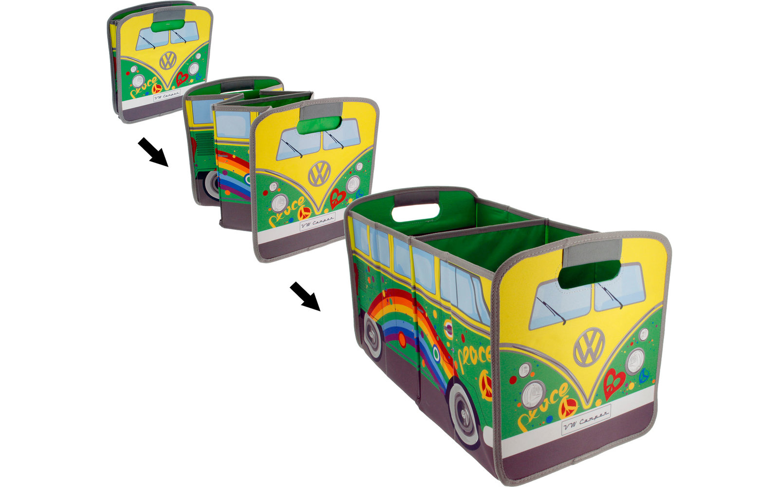 VW Collection T1 Bulli Faltbox Petrol / Blau