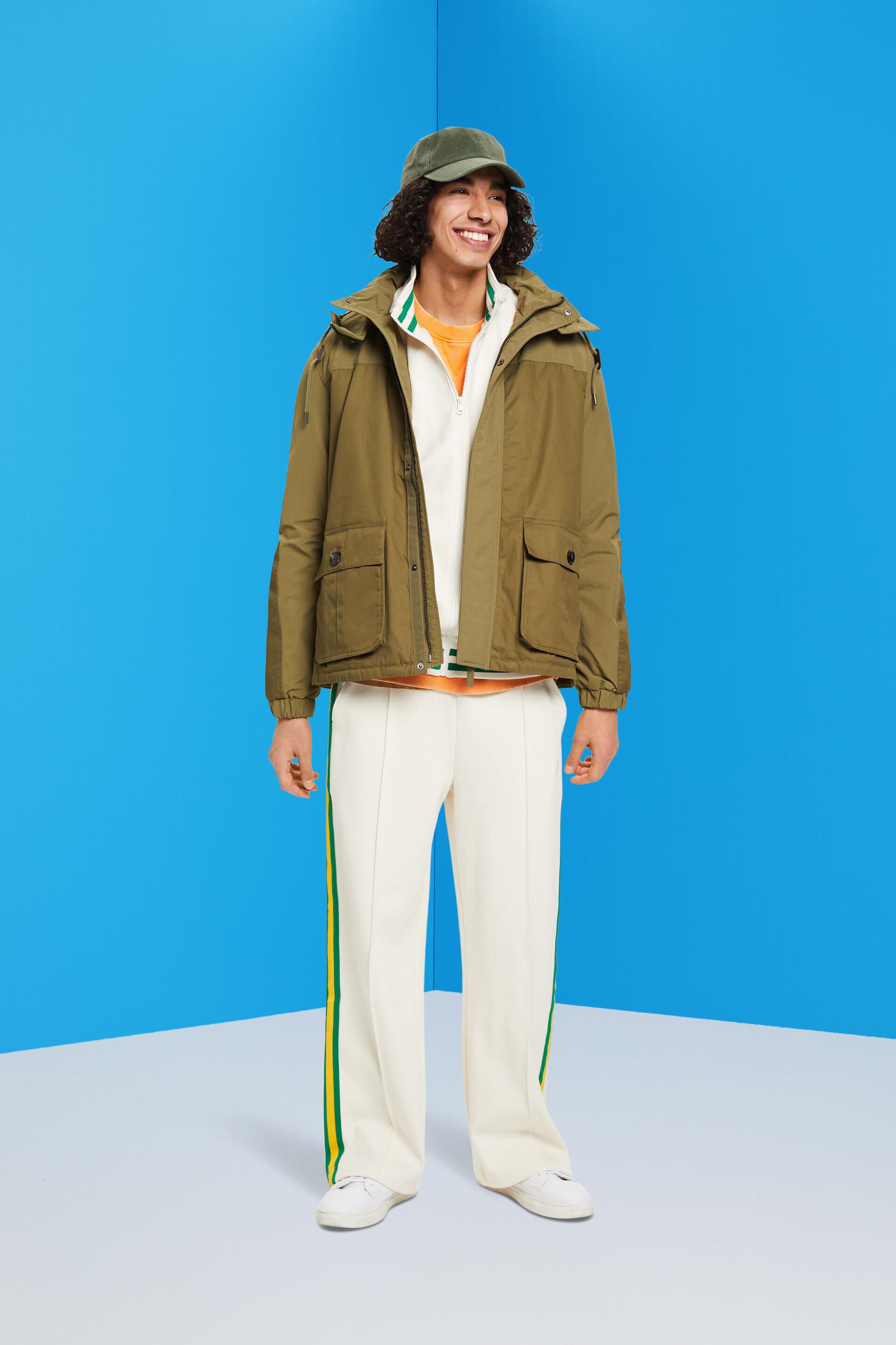 Veste pratique à capuche amovible
