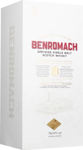 BENROMACH 21 YEARS SINGLE MALT 70CL