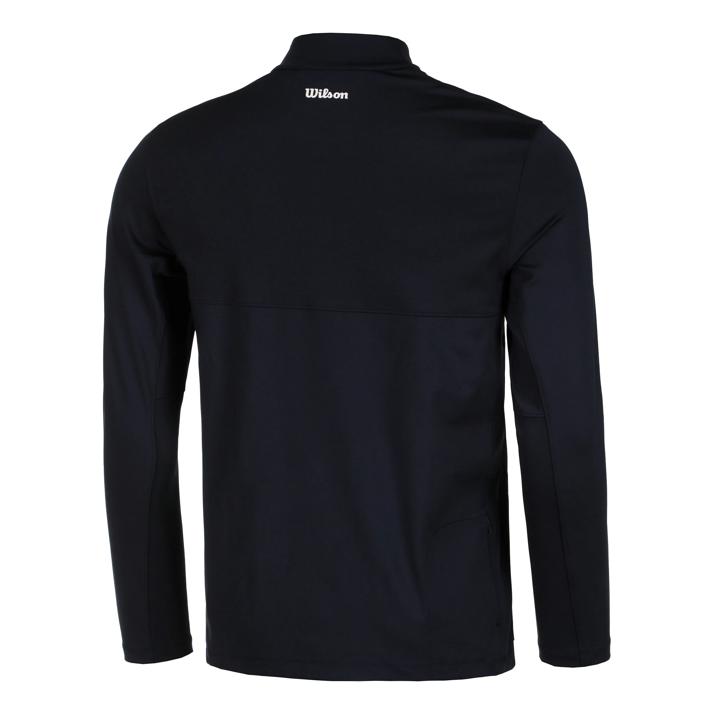 Wilson Elevate Performance Haut Manches Longues Hommes - Bleu Foncé