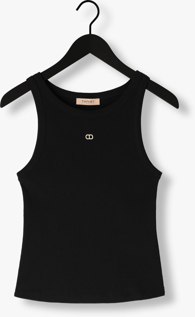 TWINSET MILANO zwarte twinset milano top knitted tank top