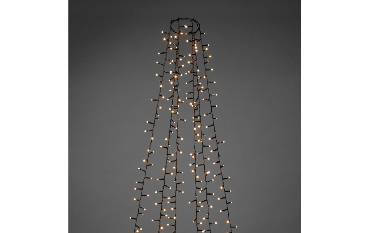 LED Baummantel mit Ring 6 Stränge, 1080 Lampen<br>Micro LED Compactlights