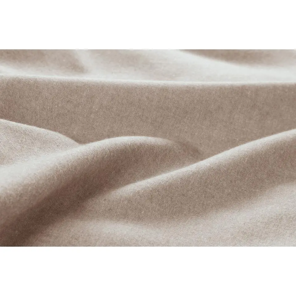 Papillon dekbedovertrek Brienz flanel - 140x200/220cm - Taupe