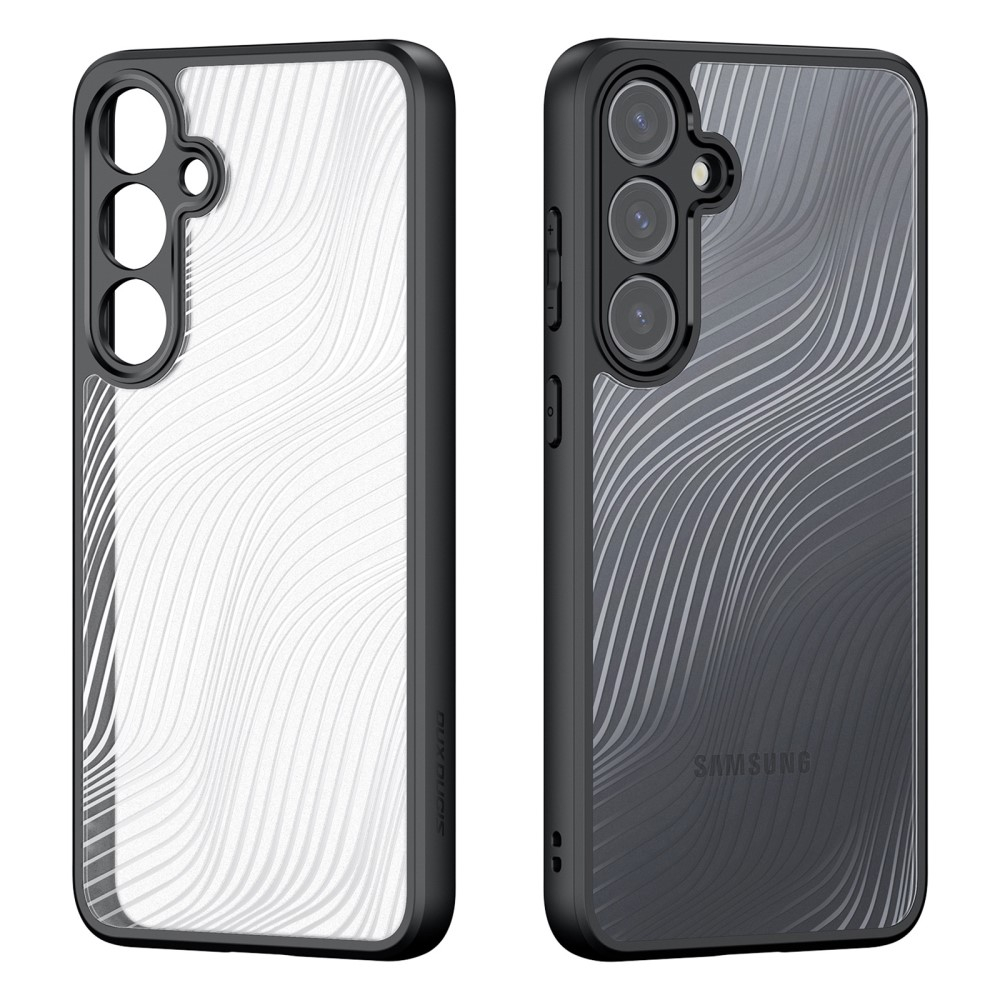 Samsung Galaxy S24  Plus Hybrid Hülle TPU Bumper   Kunststoff Rückseite   Kameraschutz - Schwarz / Transparent