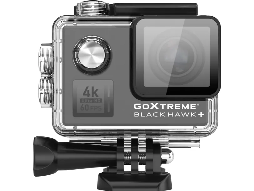 Easypix GoXtreme BlackHawk  4K - Action-kamera - 4K / 60 fps - 12.0 MP - Wireless LAN - undervands op til 60 m