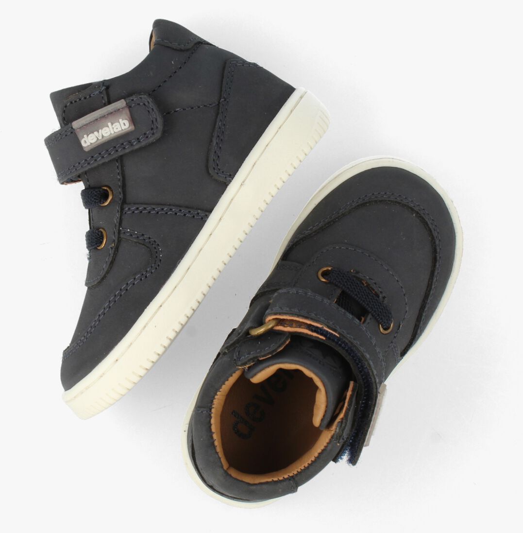 DEVELAB blauwe develab hoge sneaker 44331