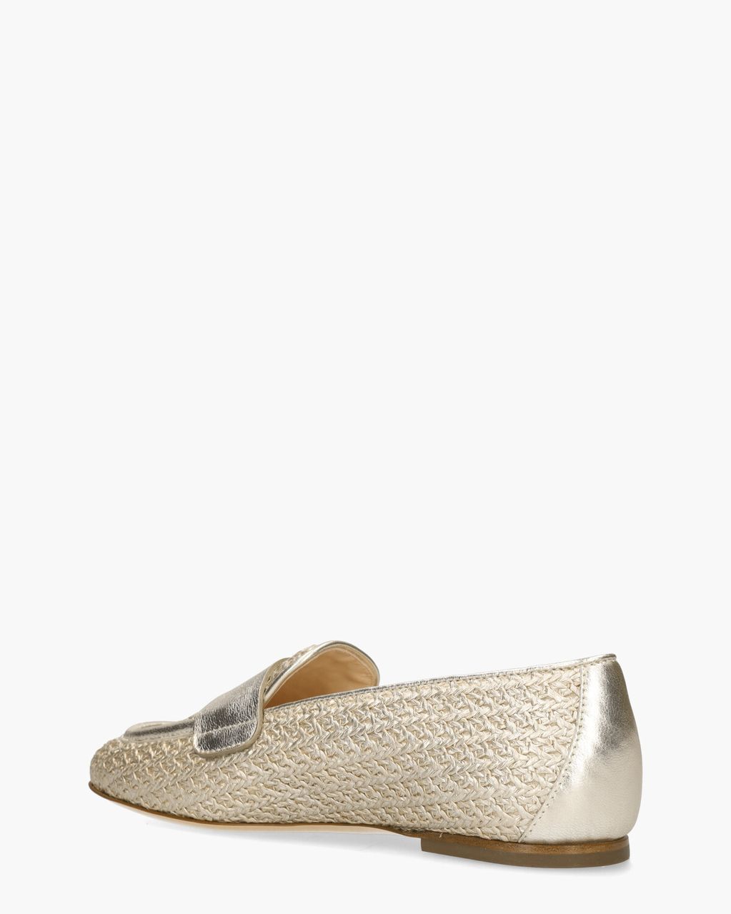 AGL Sheryl Raffia Goud Damesloafers