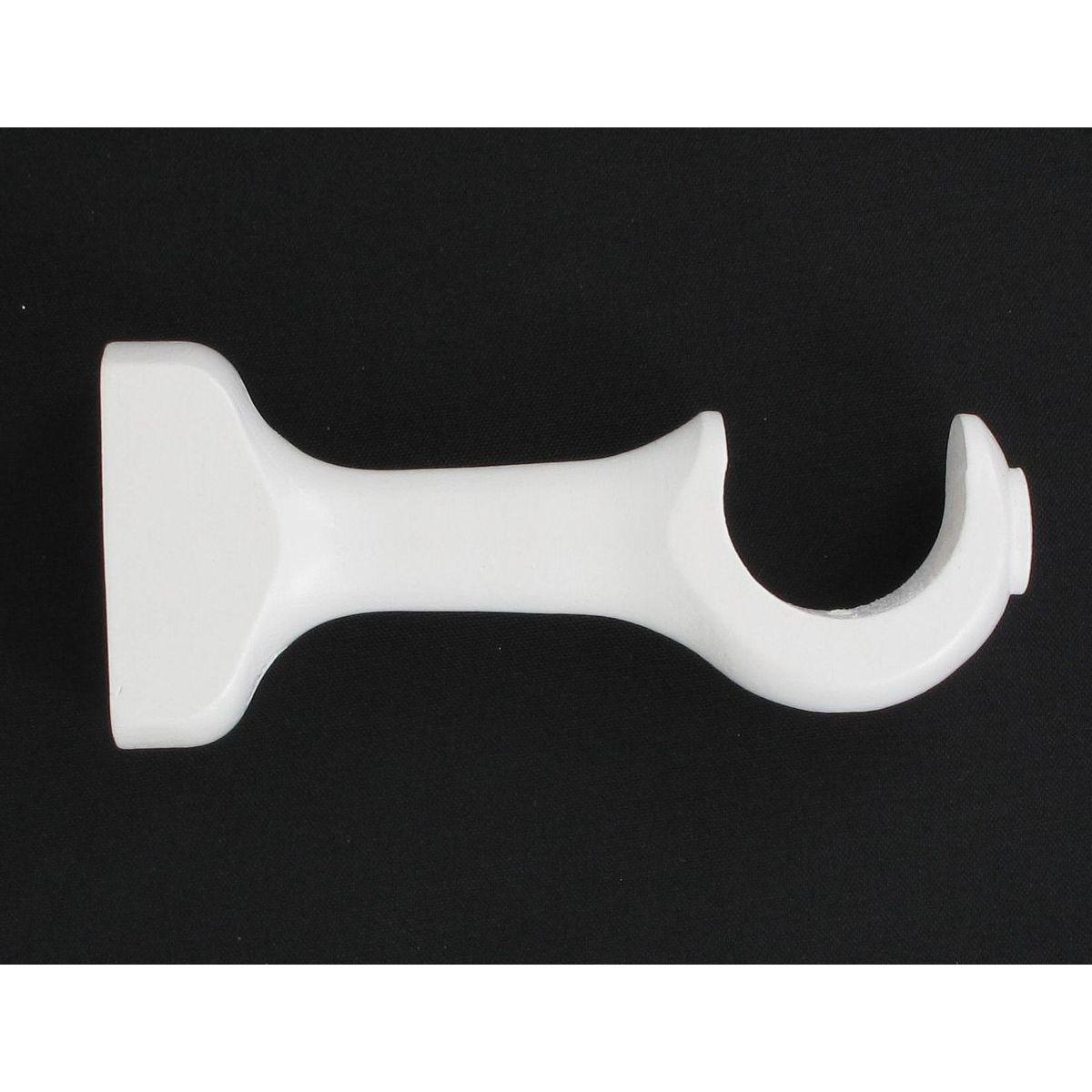 SUPPORT OUVERT SIMPLE X 2 D28 BLANC