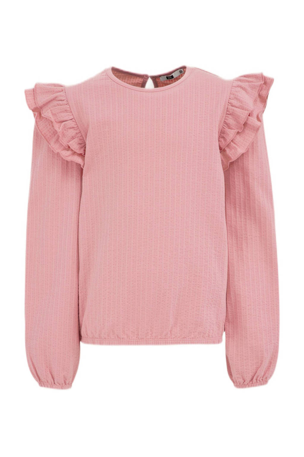 WE Fashion longsleeve lichtroze