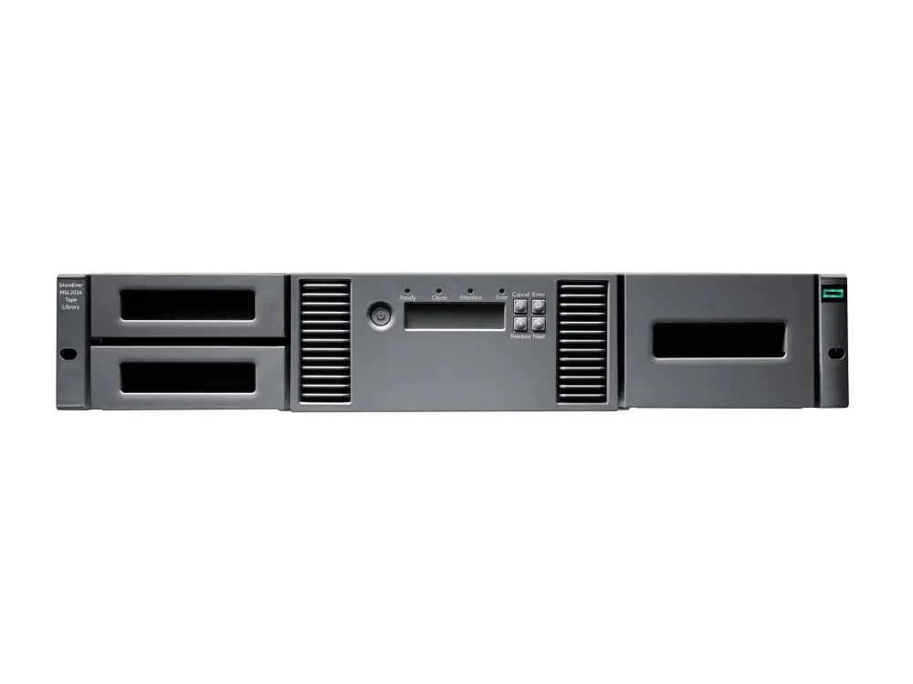 HPE StorageWorks MSL2024 - Båndbibliotek - LTO Ultrium - max. antal enheder: 2 - rackversion - 2U - stregkodelæser - for ProLiant DL120 G7, DL120 G7 Base, DL120 G7 Entry, DL120 G7 Performance
