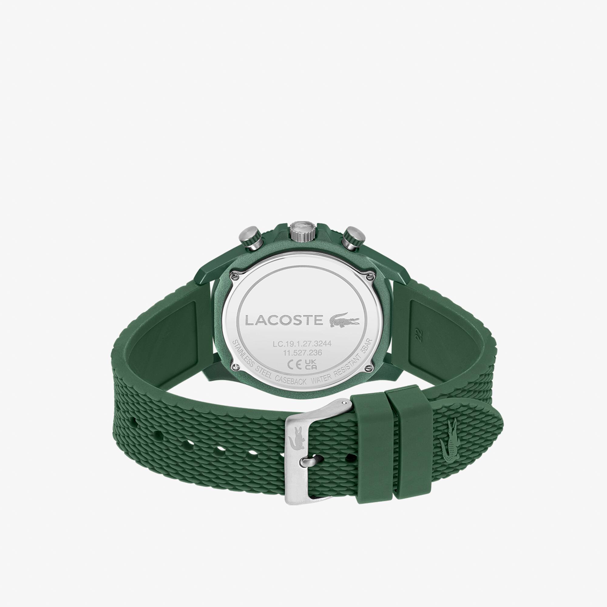 Neoheritage Silikon Chronograph Uhren - Weiss - Lacoste - Herren