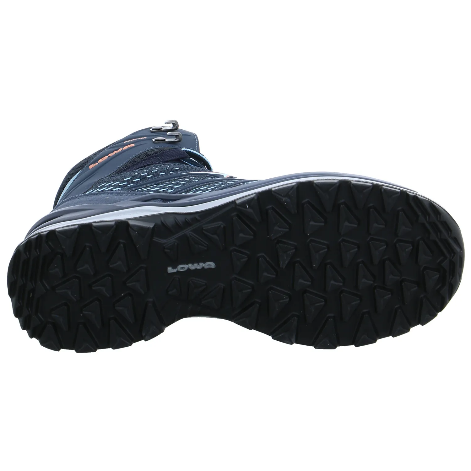 LOWA Wander- Bergschuh Damen Blau Lederimitat  Gore-Tex