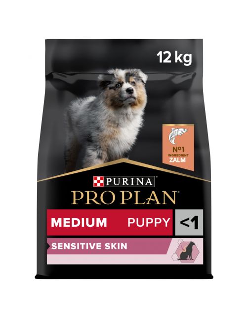 Pro Plan Dog Puppy Medium Breed Sensitive Zalm - Hondenvoer
