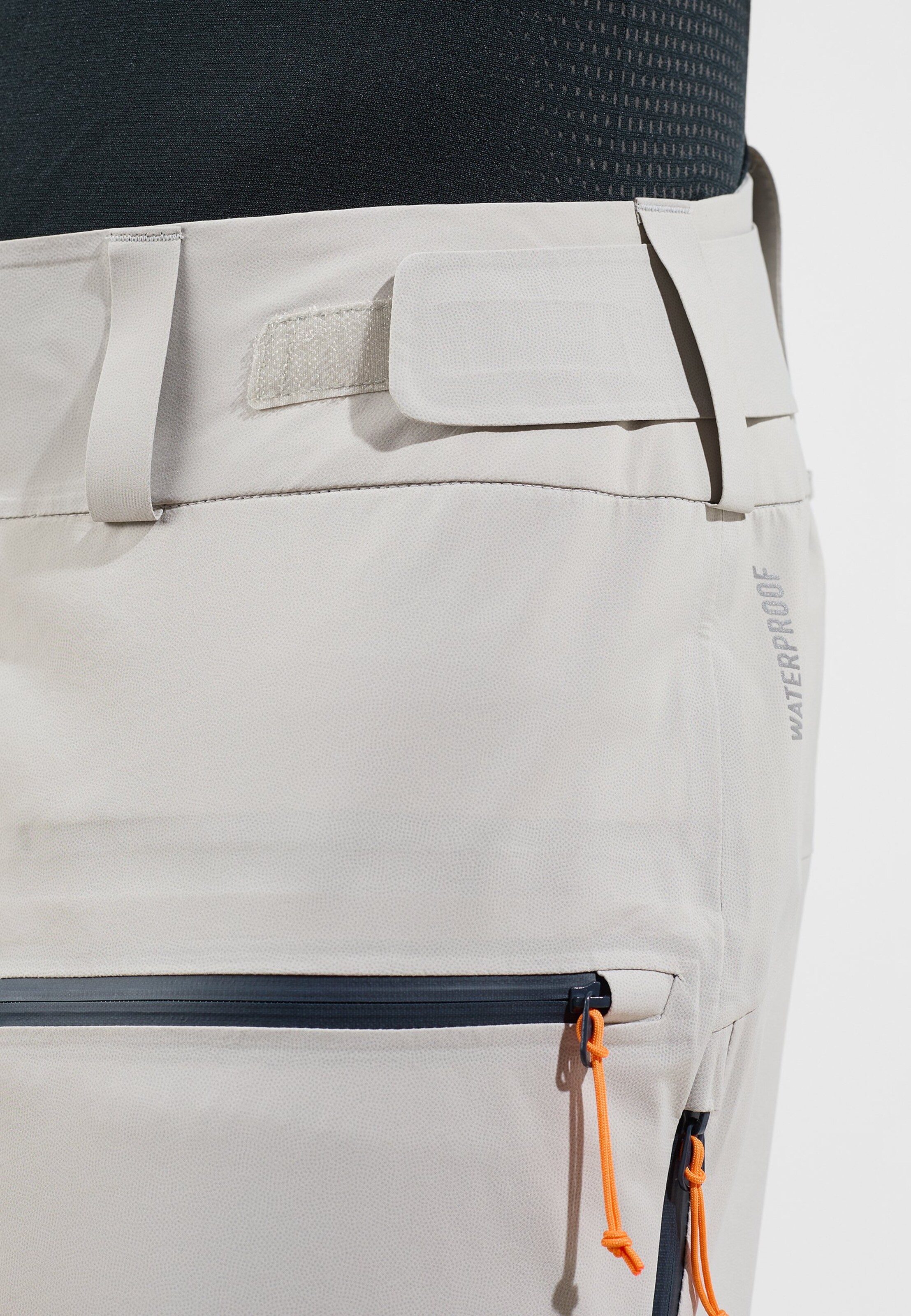 X-Alp 3L Hardshell-Skihose in silver cloud
